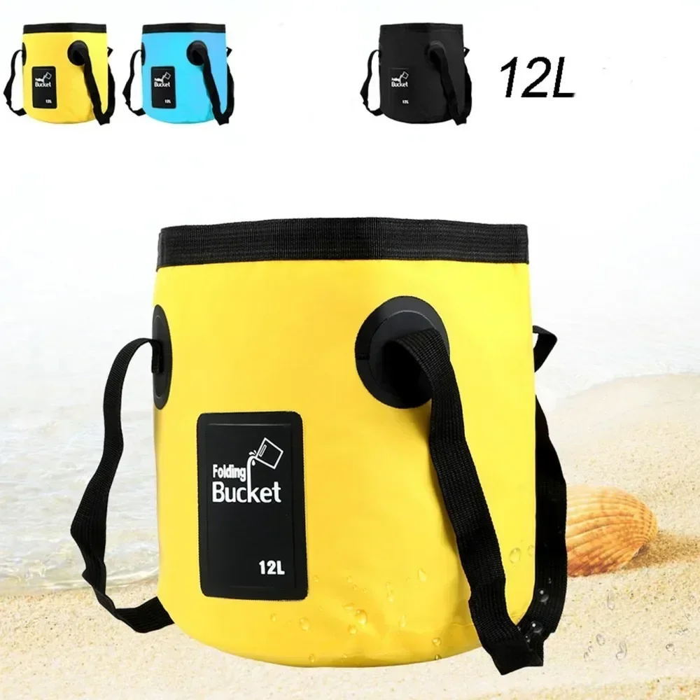 Fishing Bag Waterproof - Seau de pêche pliable 12L/20L, étanche,